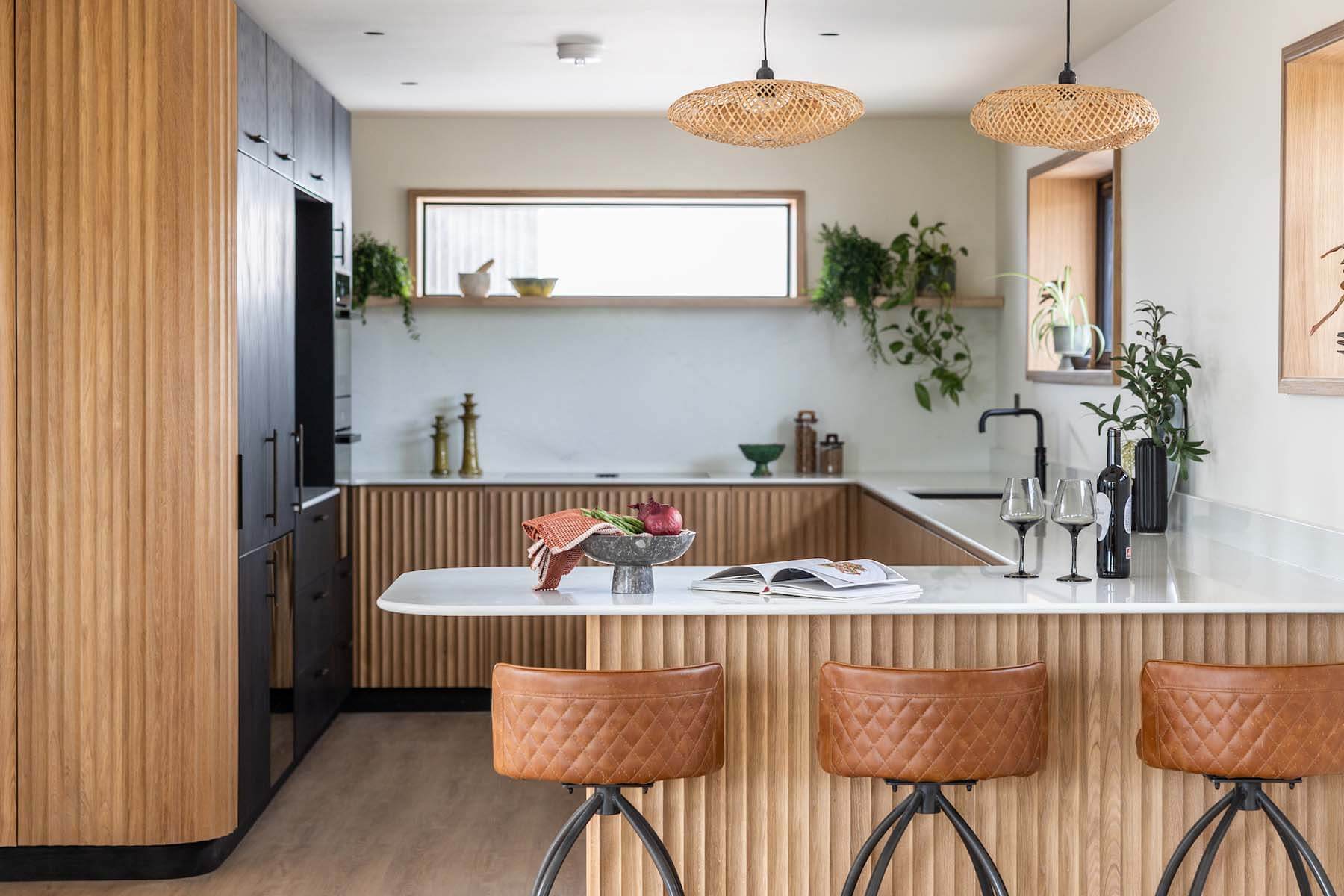 A handcrafted kitchen